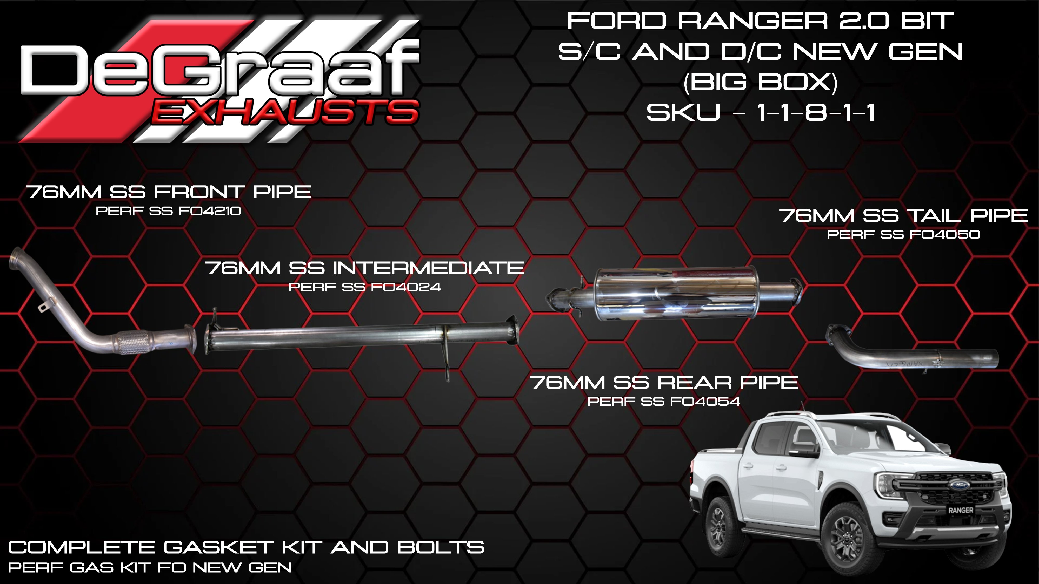 FORD RANGER NG 20 BIT STAN